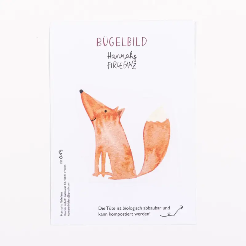 BÜGELBILD FUCHS Preisreduziert