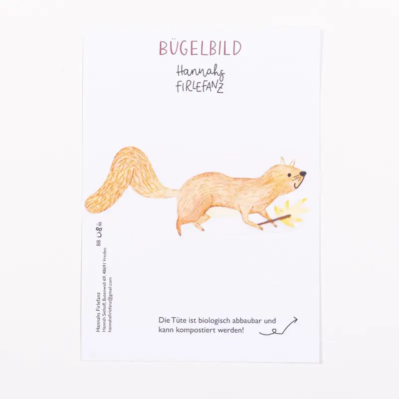 Direktkauf IRON ON SQUIRREL
