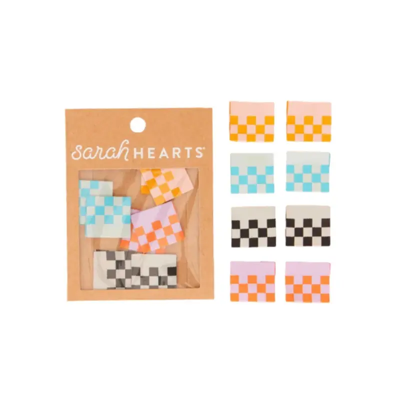 WEBETIKETTEN CHECKERBOARD MULTI Schnäppchen