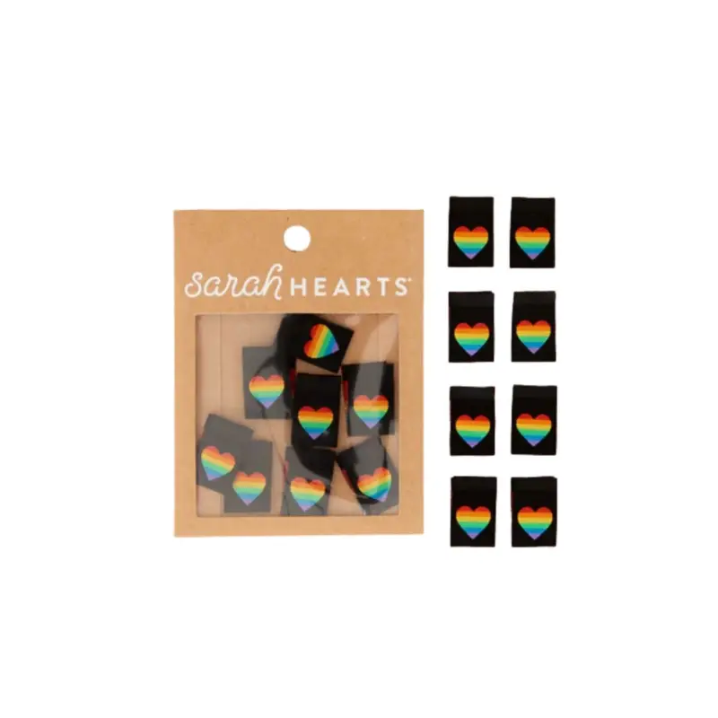 WOVEN LABELS PRIDE RAINBOW Neu Im Sortiment