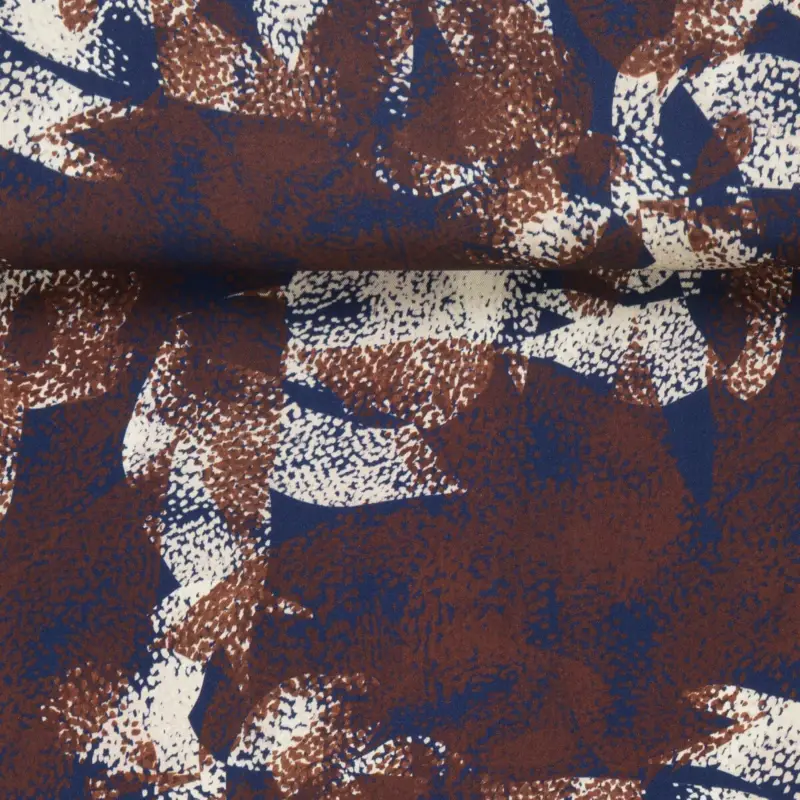 ECOVERO TWILL BREE rust Schnäppchen