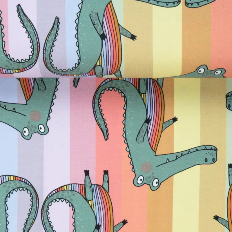 Mega-Angebot ORGANIC JERSEY KROKO