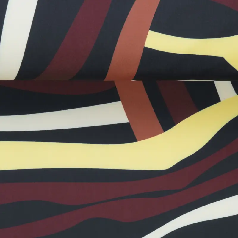 SPORT LYCRA TRIBAL STRIPES dark red Neu