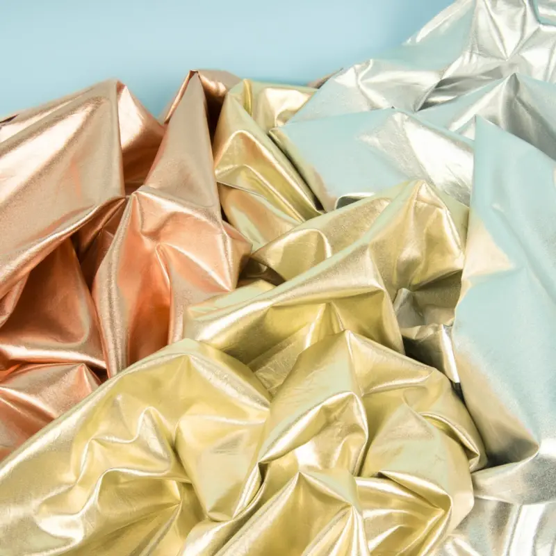 Heißes Angebot COATED COTTON METALLIC