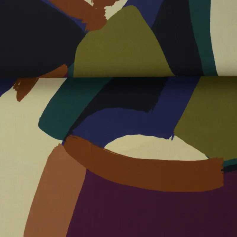 Garantierte Lieferung VISCOSE LARGE ABSTRACT PRINT