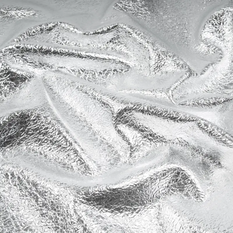 KUNSTLEDER CRACKLE BRUSHEDsilver Nur Heute