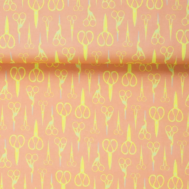 Preisknaller POPLIN CRANE SCISSORS apricot