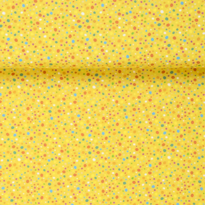 Ausverkauf POPLIN TROPICAL BEANS buttercup