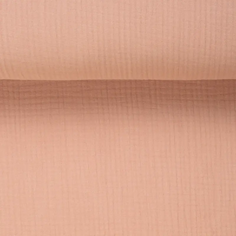 Neue Ware MUSSELIN 4-LAGIG dusty salmon