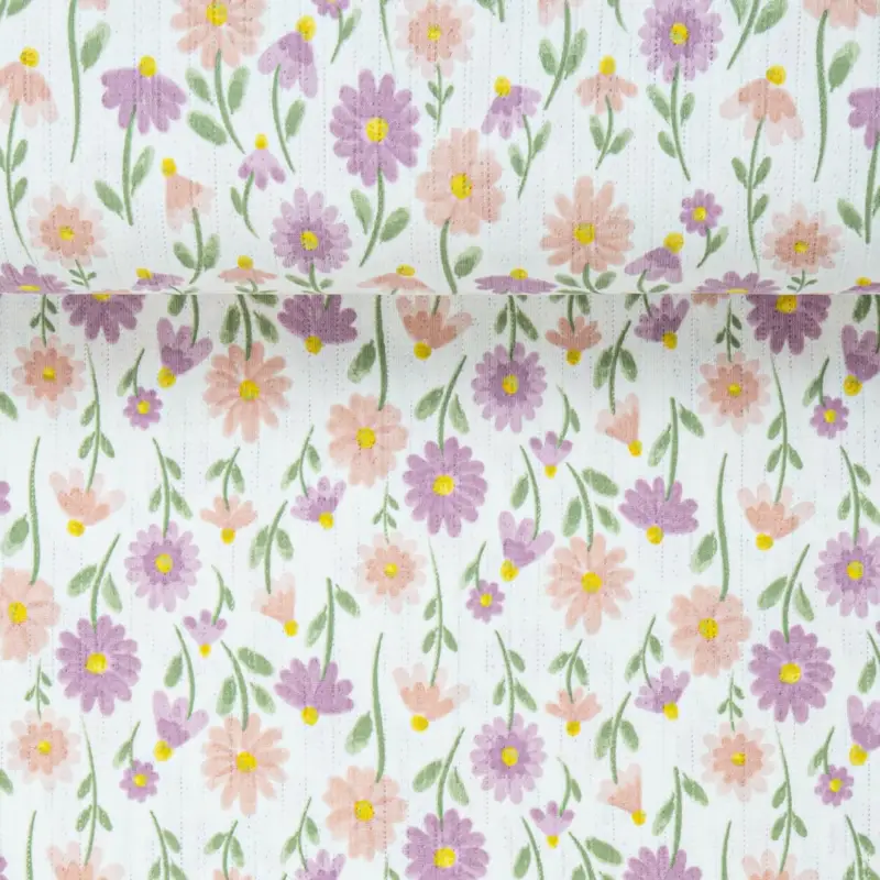 Saisonangebot POINTOILLE JERSEY FLOWERY offwhite
