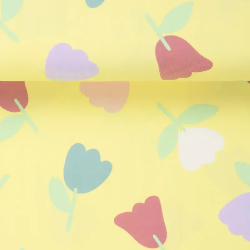 Billig JERSEY TULPE soft yellow