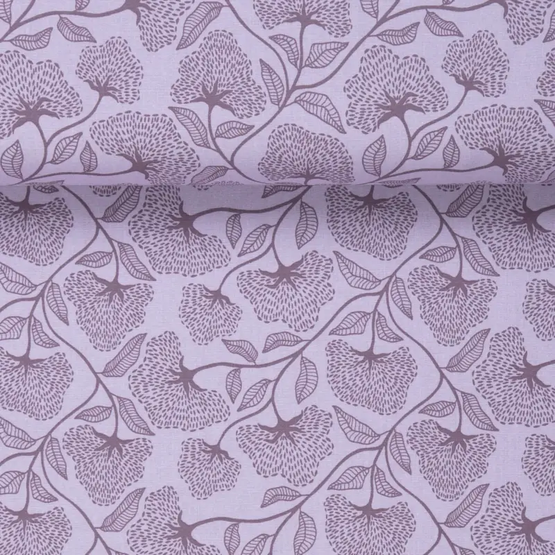 Preiswert POPLIN FLOWER PETALS lilac