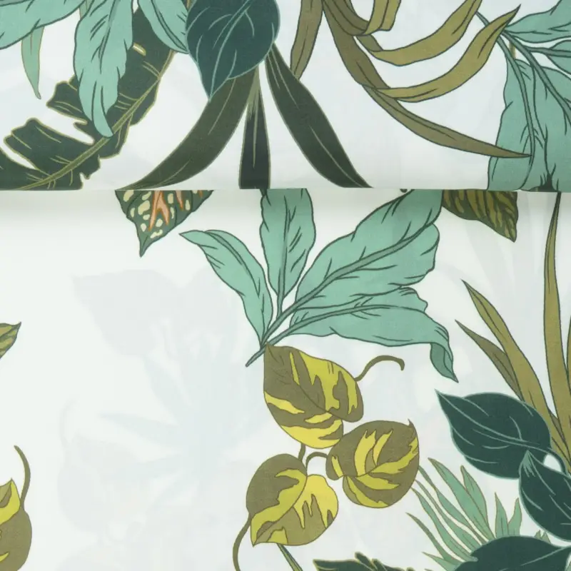 Versand Am Gleichen Tag VISCOSE JUNGLE ecru/green