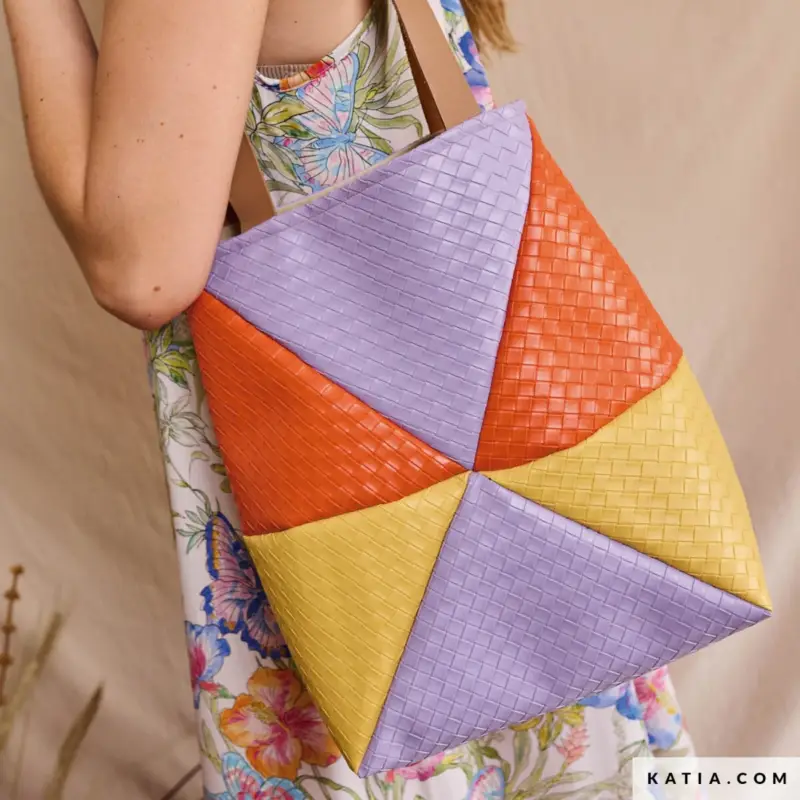 Expressversand FAUX LEATHER WOVEN