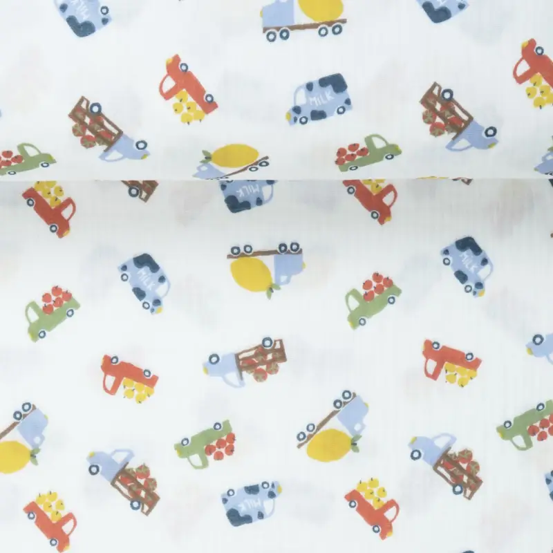 Direkt Vom Hersteller DOUBLE GAUZE FARM FRESH white
