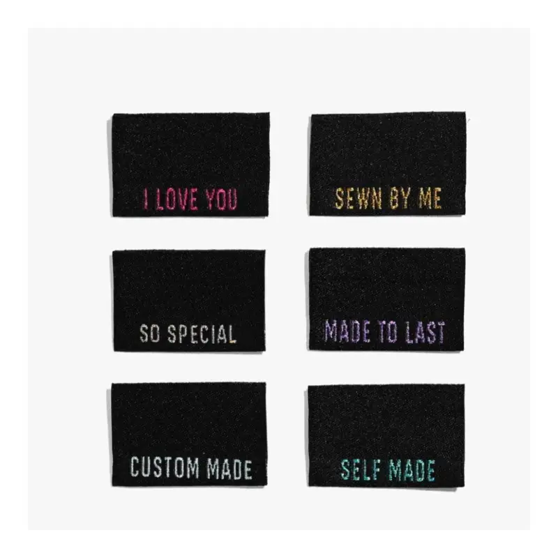 Rabatt WOVEN LABELSMETALLIC SIDE SEAM black