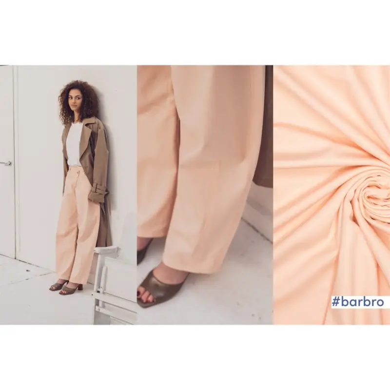 TWILL STRETCH SOLID peach Neu