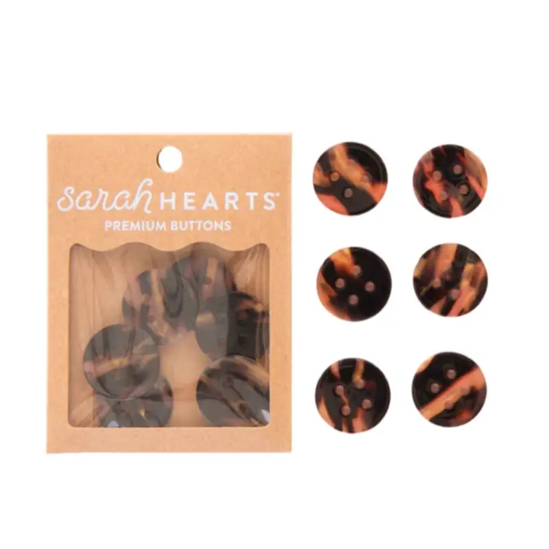 BUTTONS SET TORTOISE SHELL large Online Kaufen
