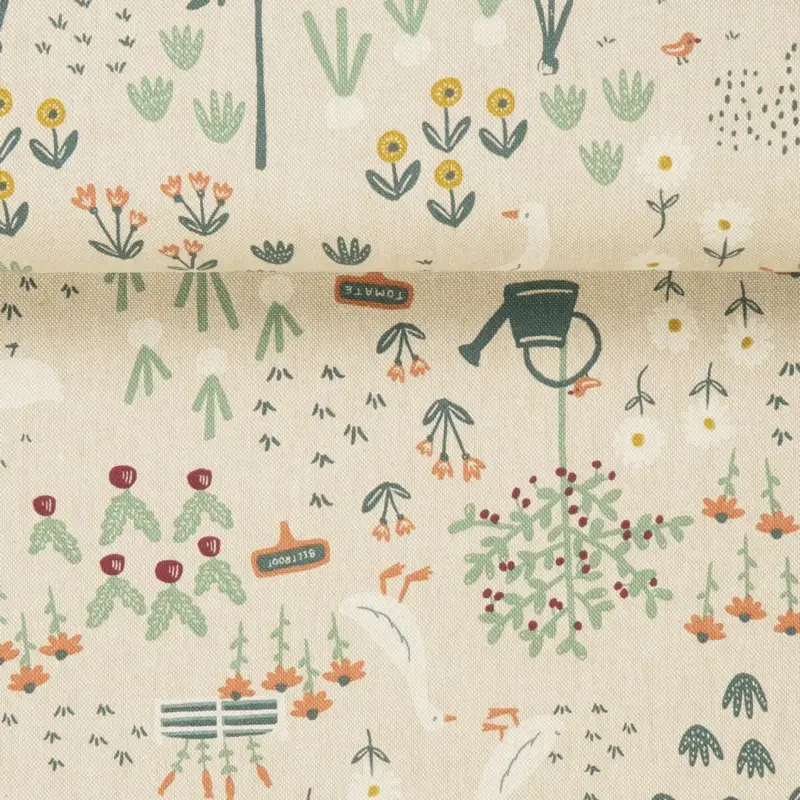 Billig CANVAS LINENLOOK FARMHOUSE COZY VIEW