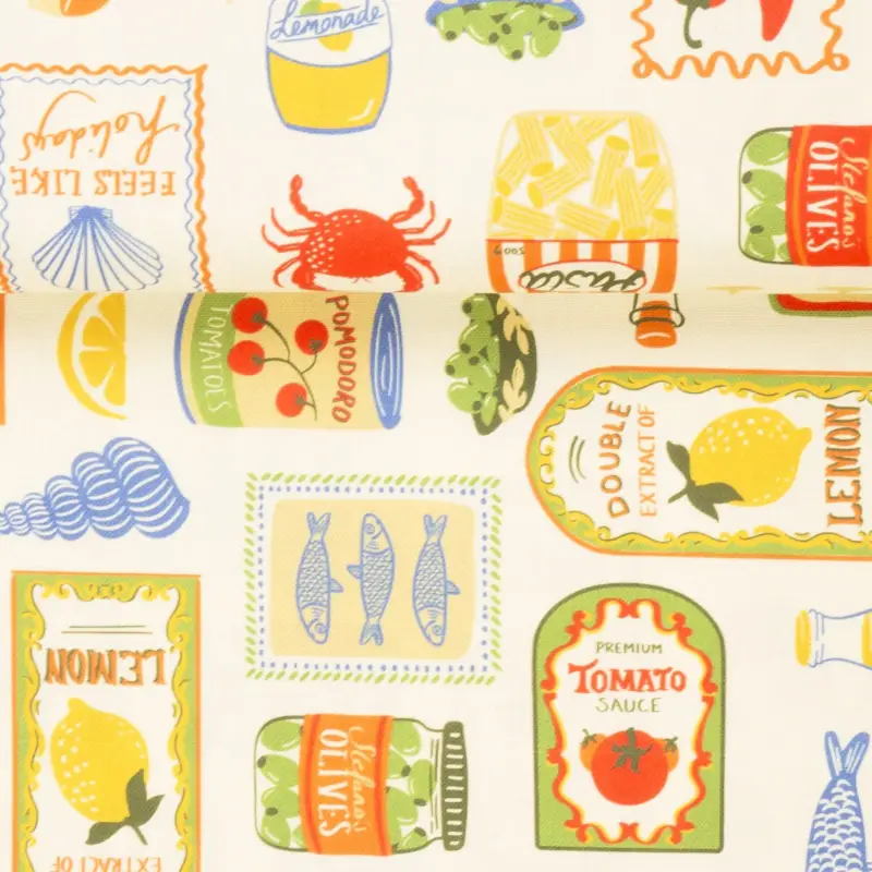 CANVAS MEDITERRANEAN VIBE ecru Preisknaller