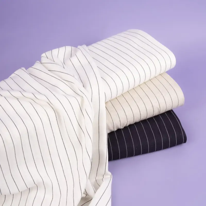 Expressversand VISCOSE/LINEN PINSTRIPES