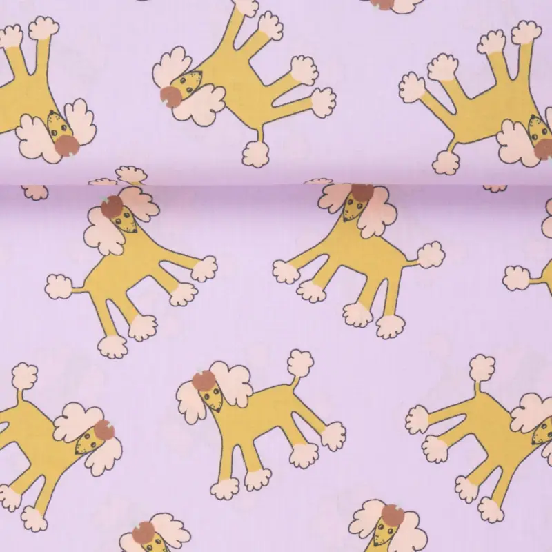 Schneller Versand ORGANIC POPLIN JB DOGS lavender