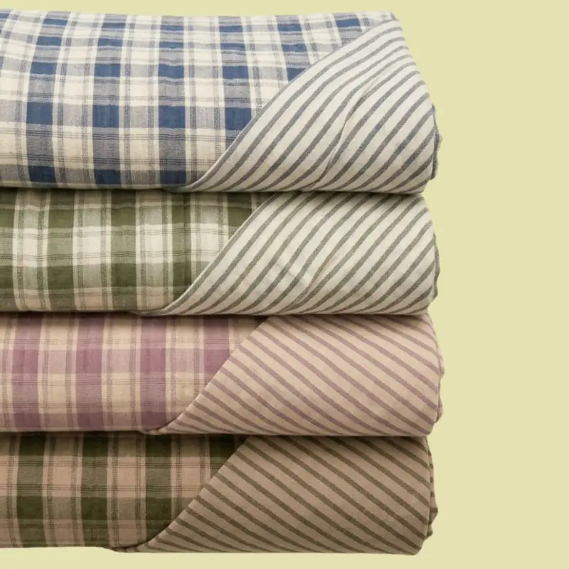 DOUBLE GAUZE COTTAGE PLAID Preisreduziert