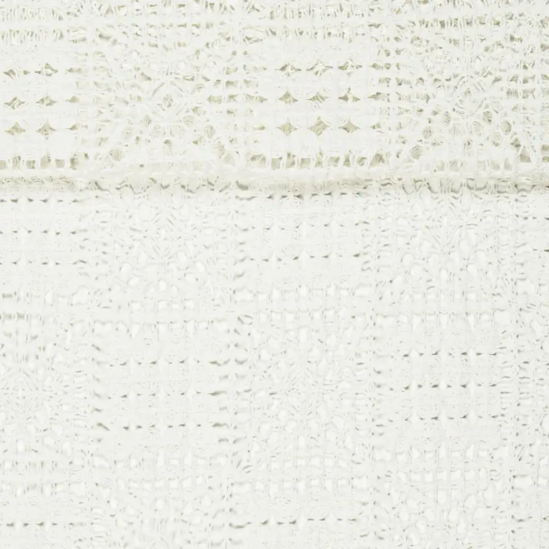Angebot CROCHET LACE SQUARES COTTON off-white