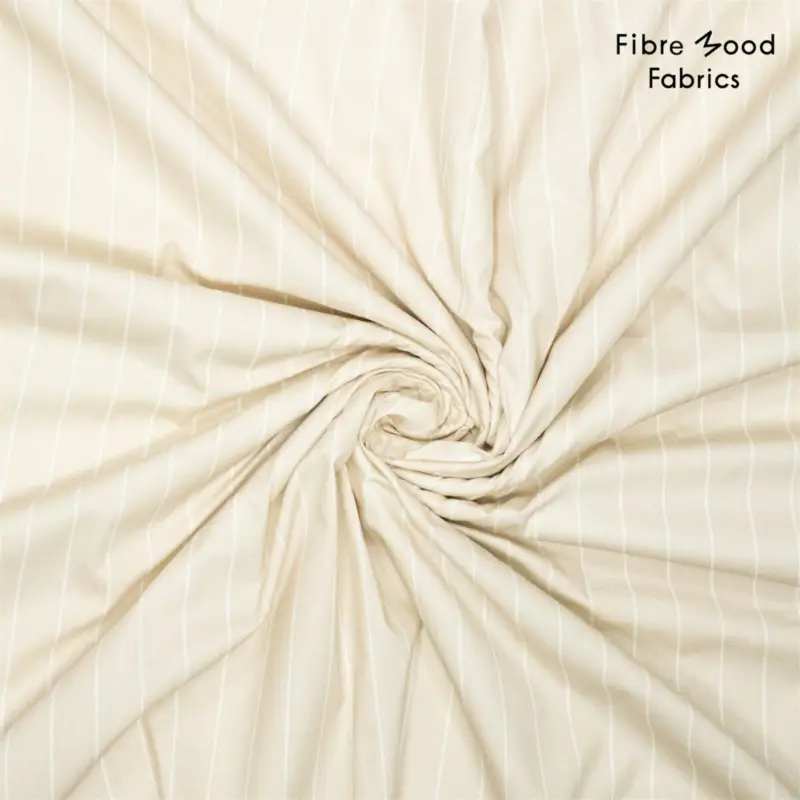 POPLIN STRIPES BRYN beige Garantierte Lieferung