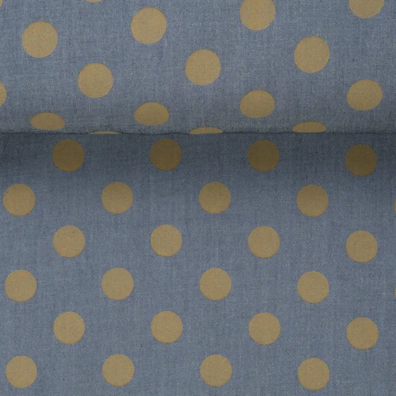 LYOCELL CHAMBRAY DOTS denim Saisonangebot