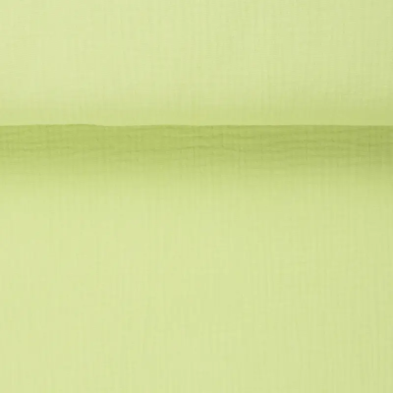 ORGANIC DOUBLE GAUZE BASIC GREEN KIWI Echt