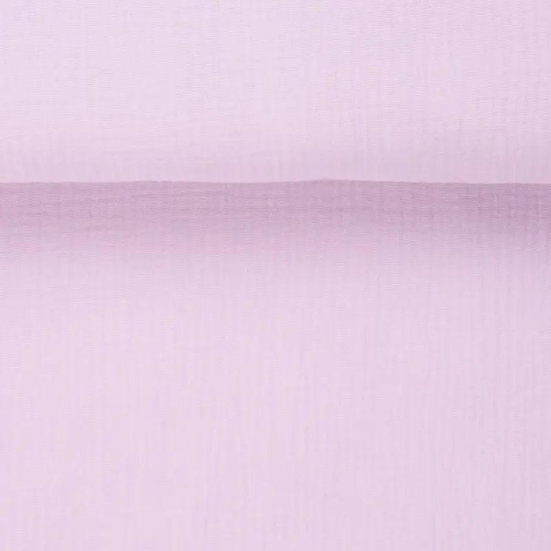 Heißes Angebot ORGANIC DOUBLE GAUZE BASIC ROSY LAVENDER
