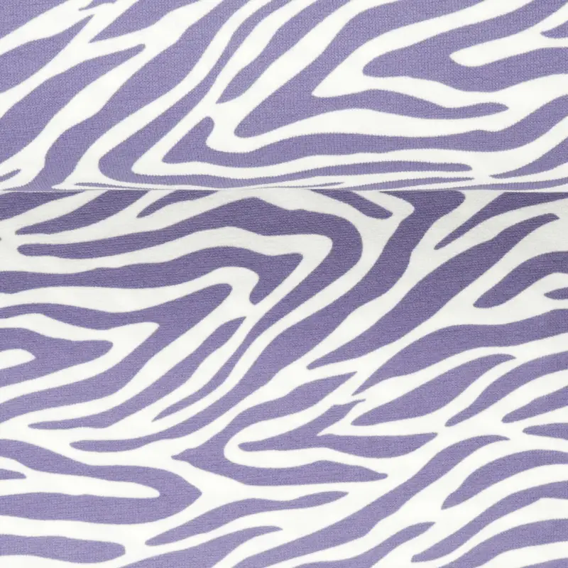 TERRY CREPE ZEBRA LILAC Sofort Bestellen
