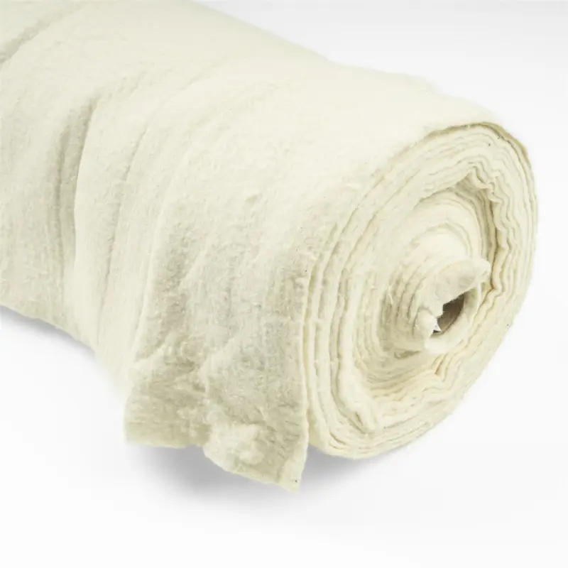 VOLUMENVLIES BAUMWOLLE PLAIN natural Neue Ware