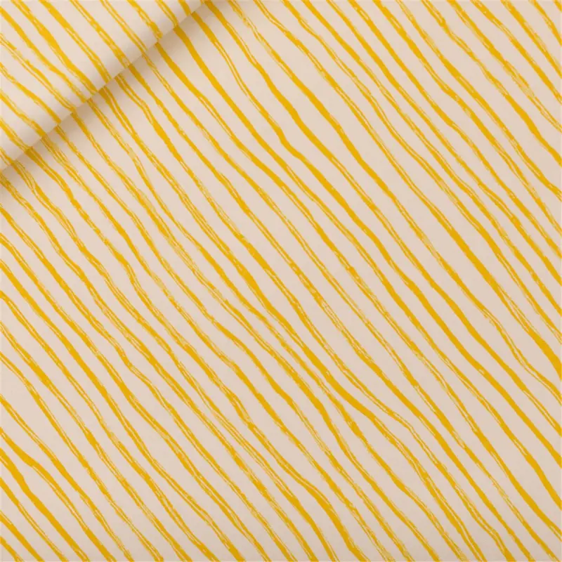 CANVAS GABARDINE TWILL Wiggly Verticals Papyrus Crème Neu Im Sortiment