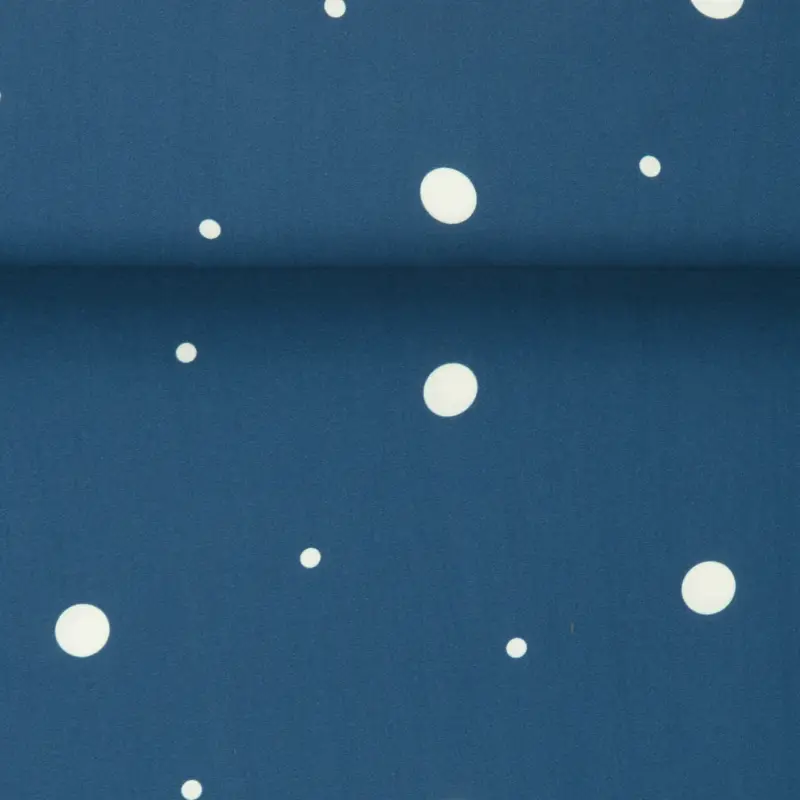 Mega-Angebot ECOVERO TWILL DAINTY DOT blue
