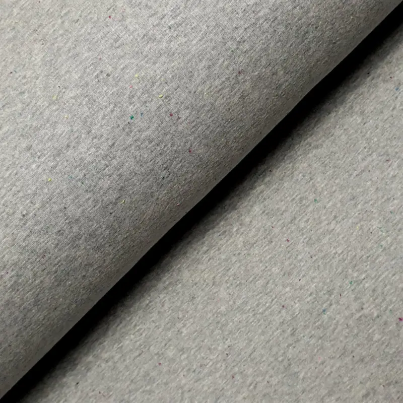 59x145 * Alpenfleece "Looks like Konfetti" hellgrau * RESTSTÜCK Jetzt Kaufen