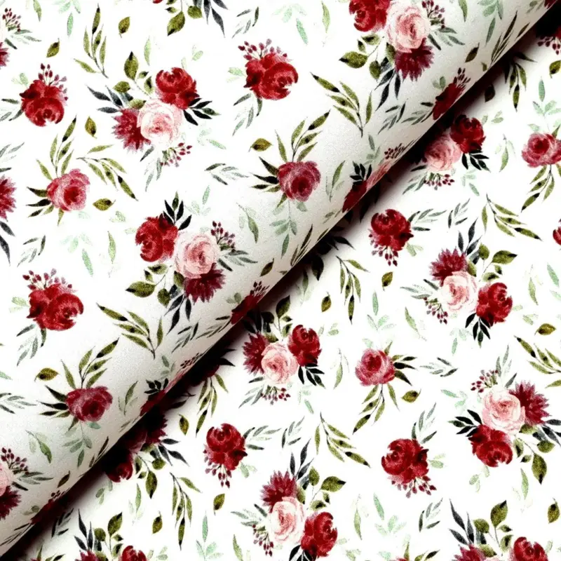Günstig 42x150 * Alpenfleece * Romantic Roses * RESTSTÜCK