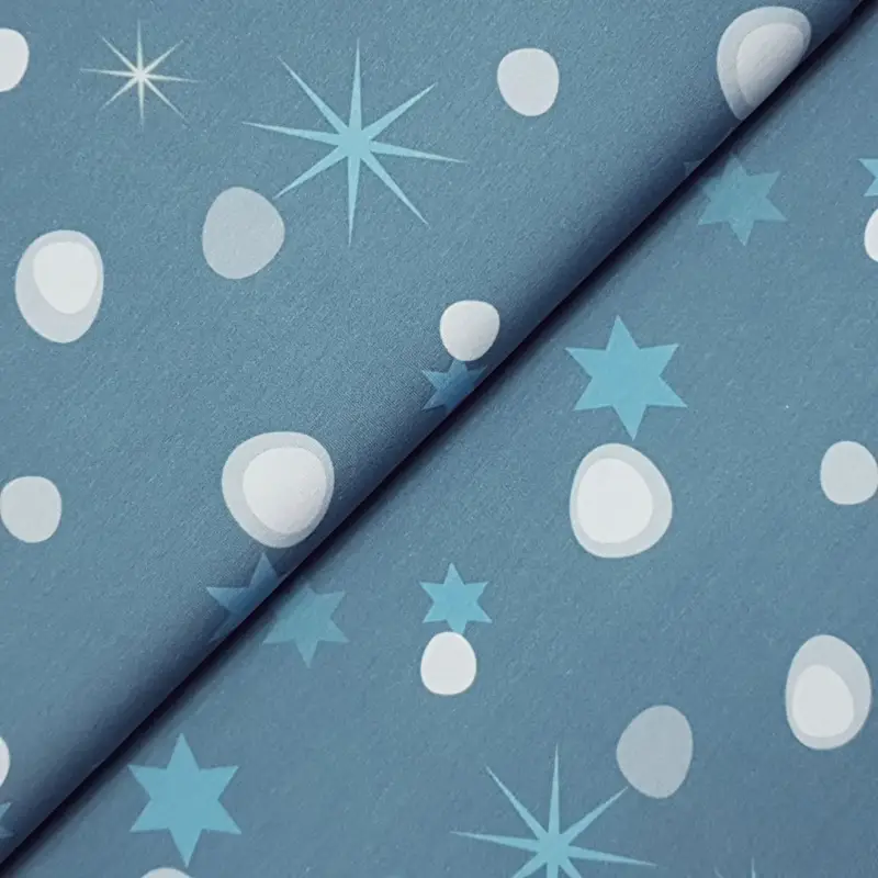 Sonderangebot Sommersweat * Snowfall * blau - SALE