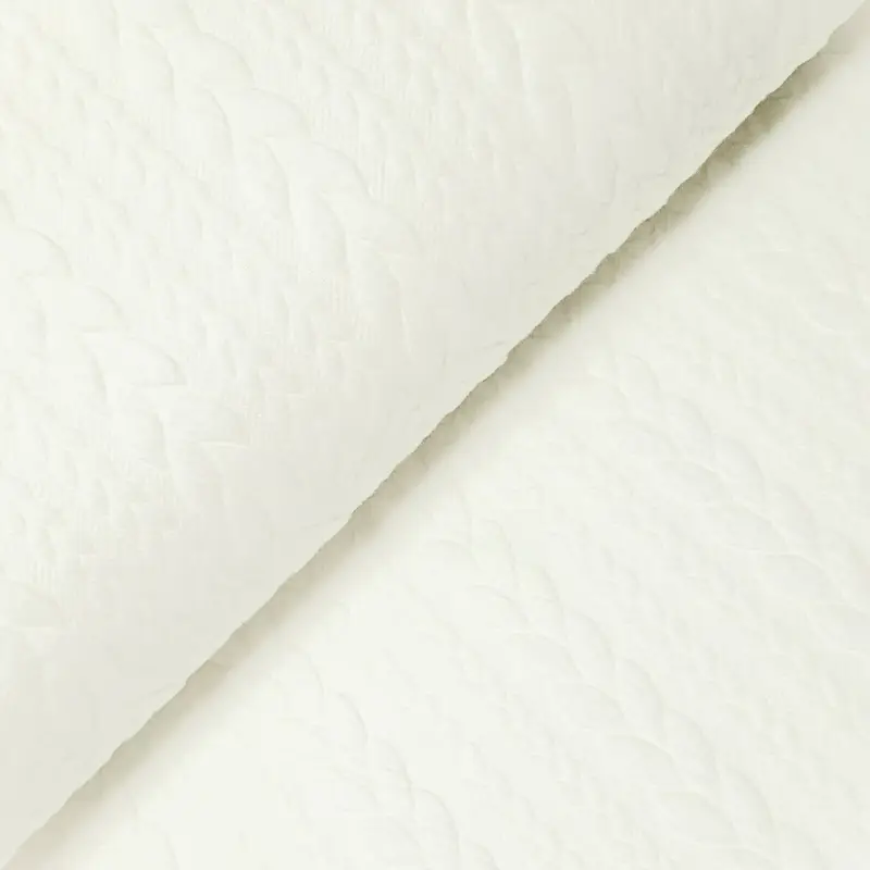 Jetzt Kaufen Steppstoff Zopfmuster * Jacquard * offwhite