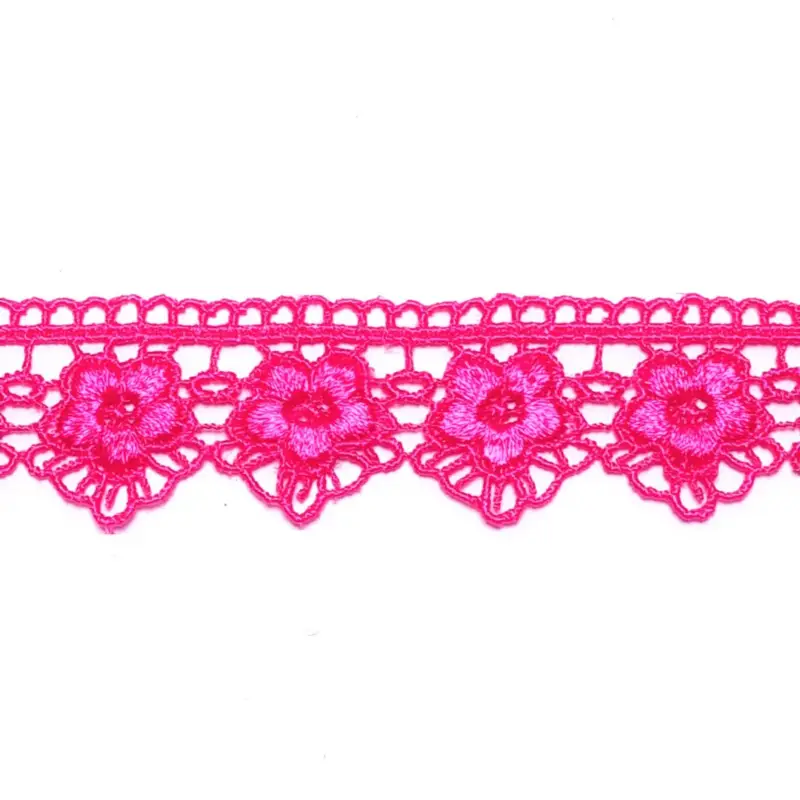 Stickereispitze * Blume * pink Top-Seller
