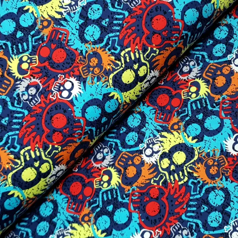Neue Ware Sweat "Happy Skulls" Multicolor