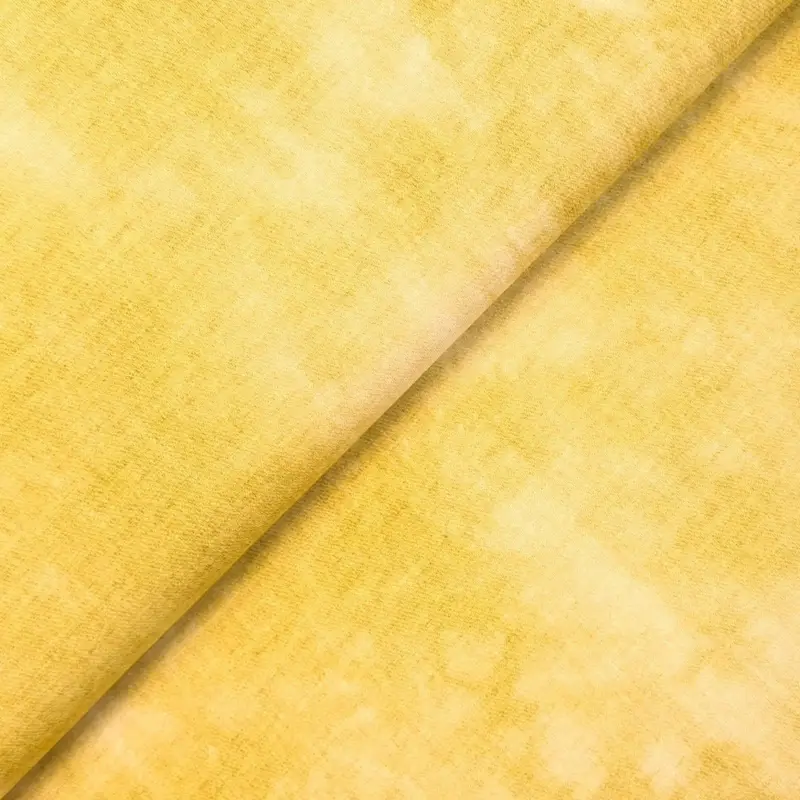 Viskosejersey "Phinchen" Batik senfgelb Solange Der Vorrat Reicht