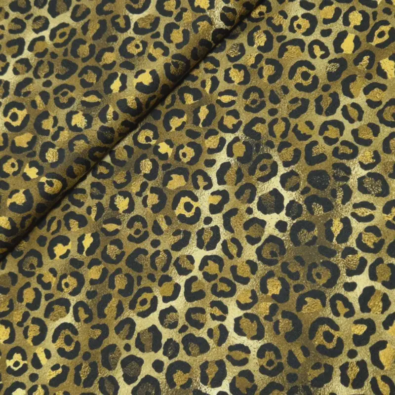Direktkauf Viskosejersey * Animalprint "Leopard" Golden Brown