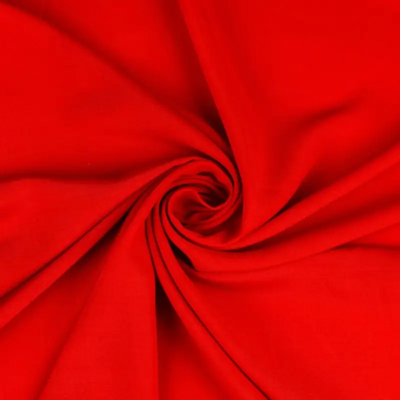 Viskose Webware * rot Zertifiziert