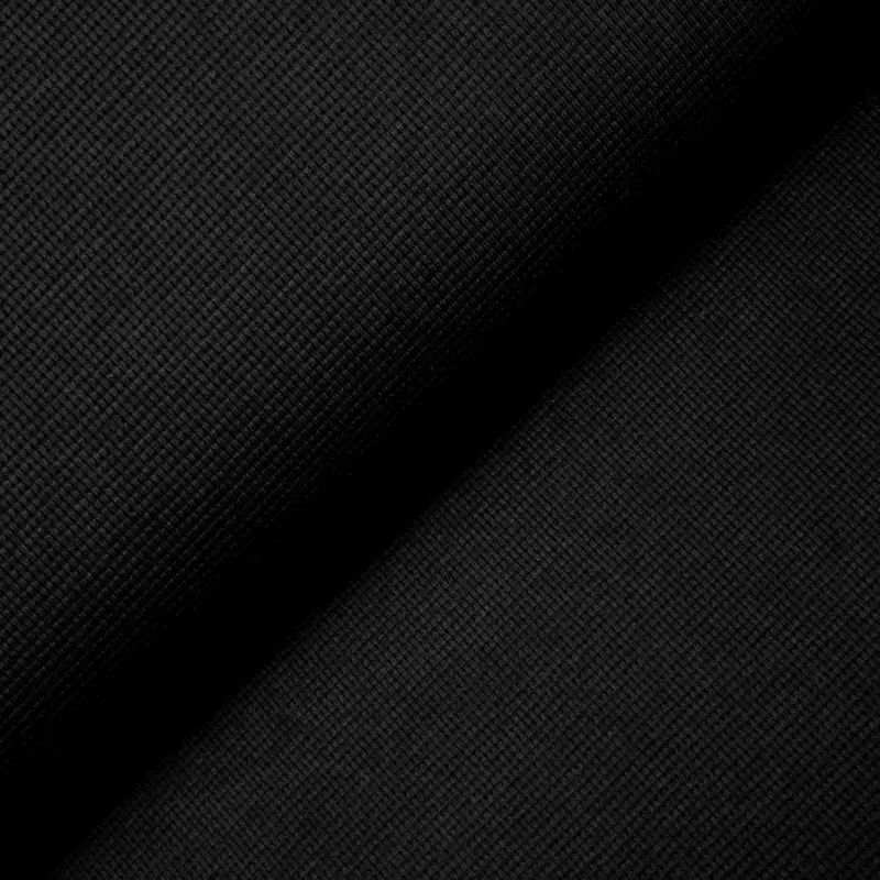 Waffeljersey * schwarz * 100% Baumwolle Neue Ware
