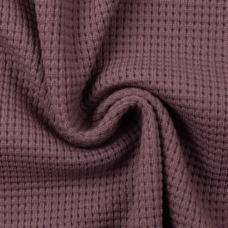 Angebot Waffelstrick - kuschelweich und winterwarm - mauve
