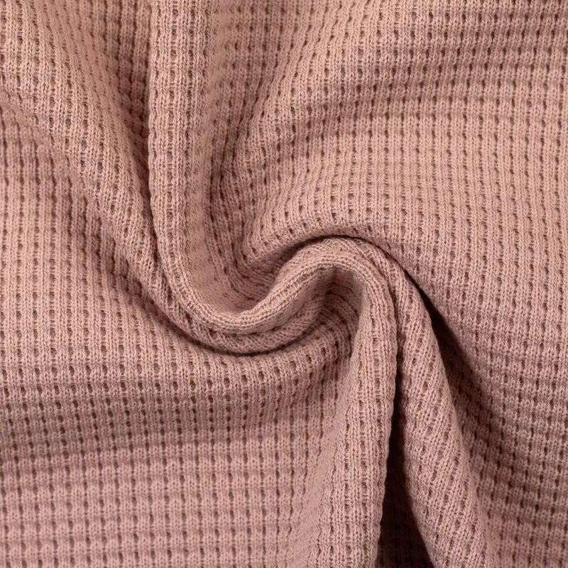 Kracherpreis Waffelstrick kuschelweich und winterwarm - altrosa