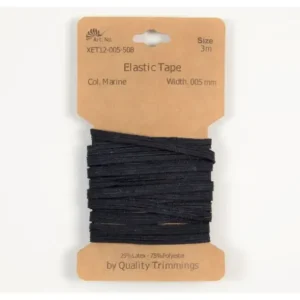 Saisonangebot Karte 3m Elastik Gummi 5mm breit in marine (508)