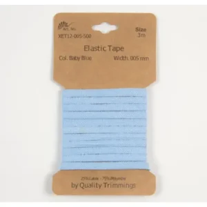 Karte 3m Elastik Gummi 5mm breit in baby blue (500) Markenware